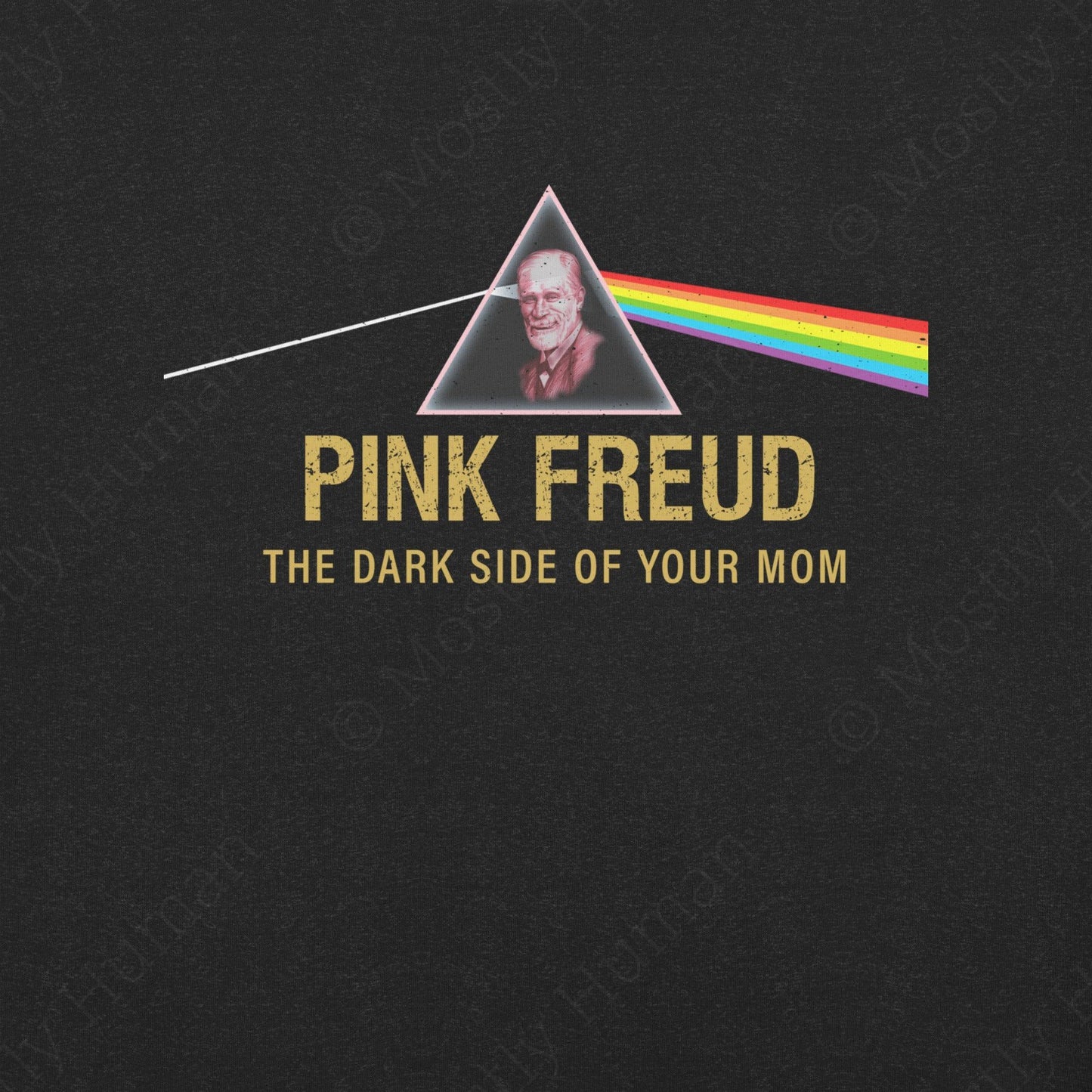 Pink Freud Mom | Black Heather Unisex | Mostly Human