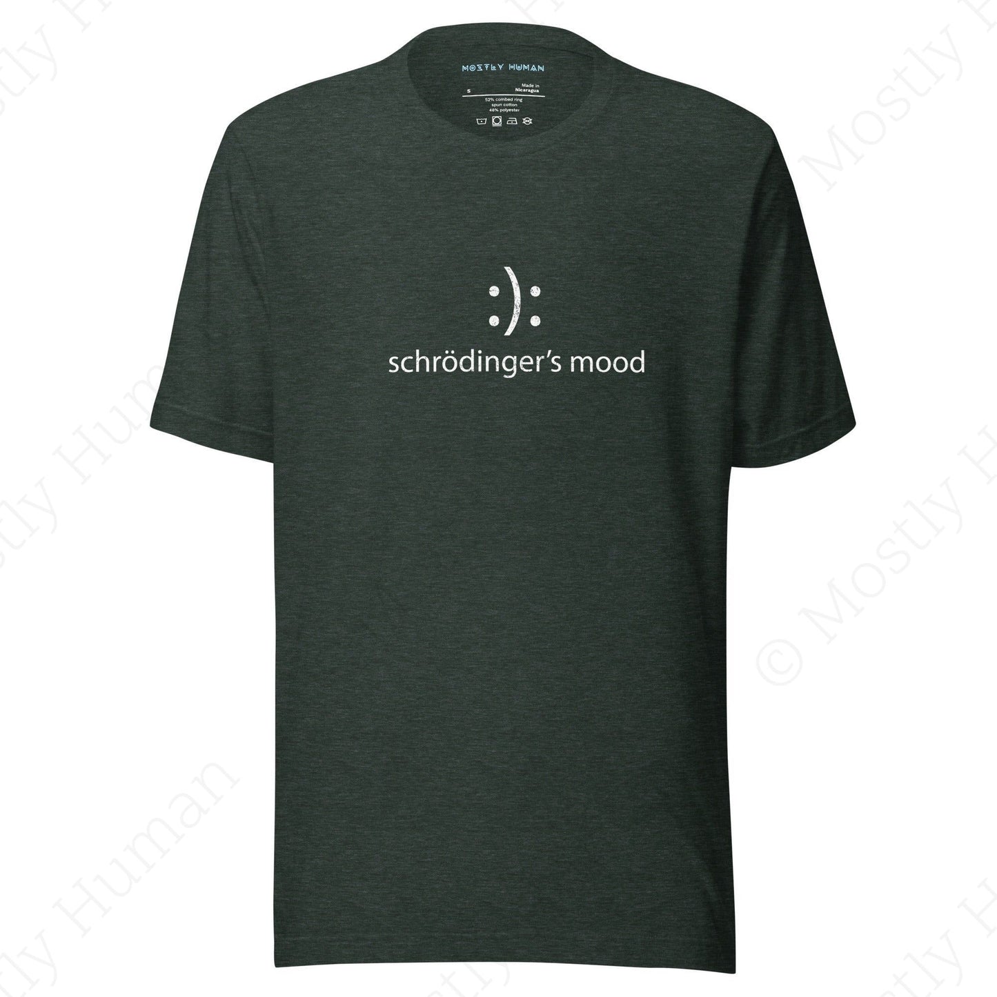 Schrödinger's Mood | Heather Forest Unisex | Mostly Human