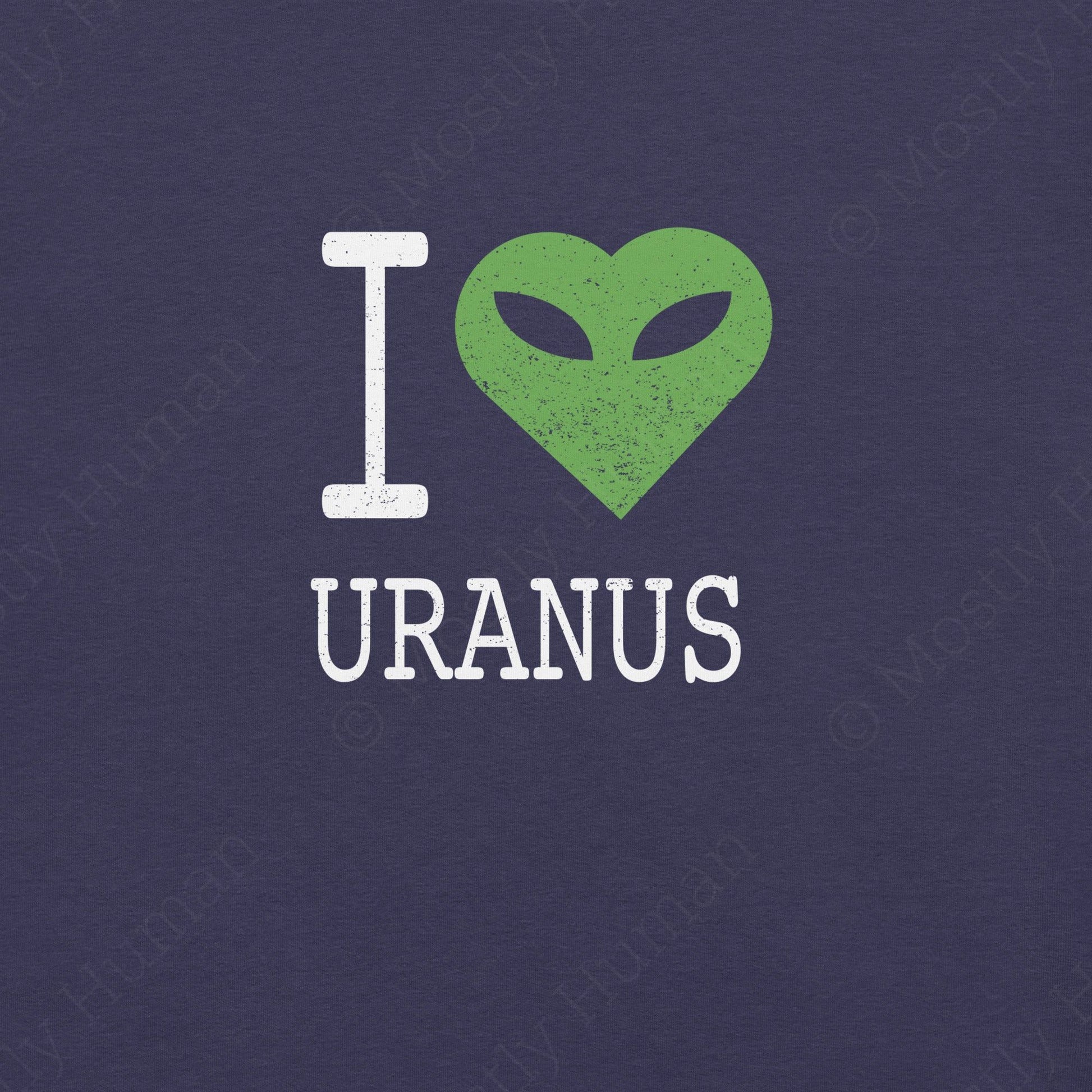 I Love Uranus | Black Heather Unisex | Mostly Human