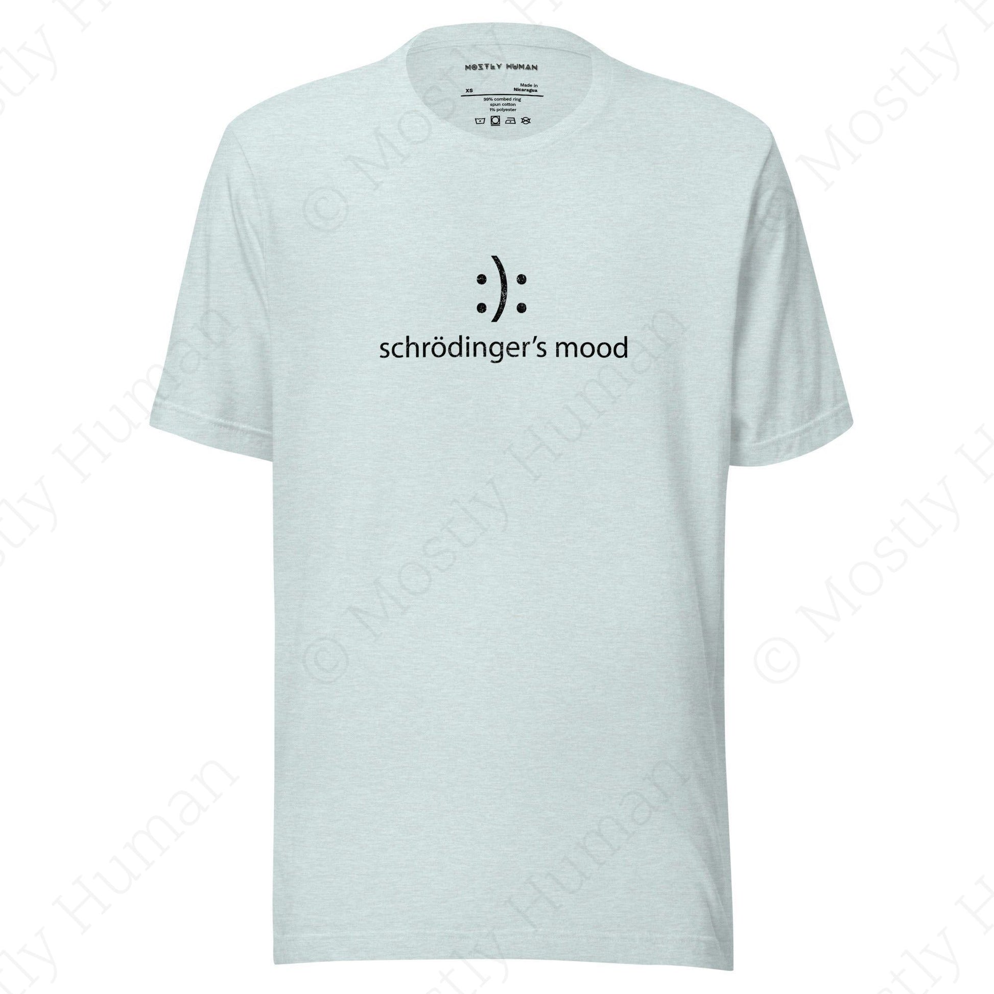Schrödinger's Mood | Heather Prism Ice Blue Unisex | Mostly Human