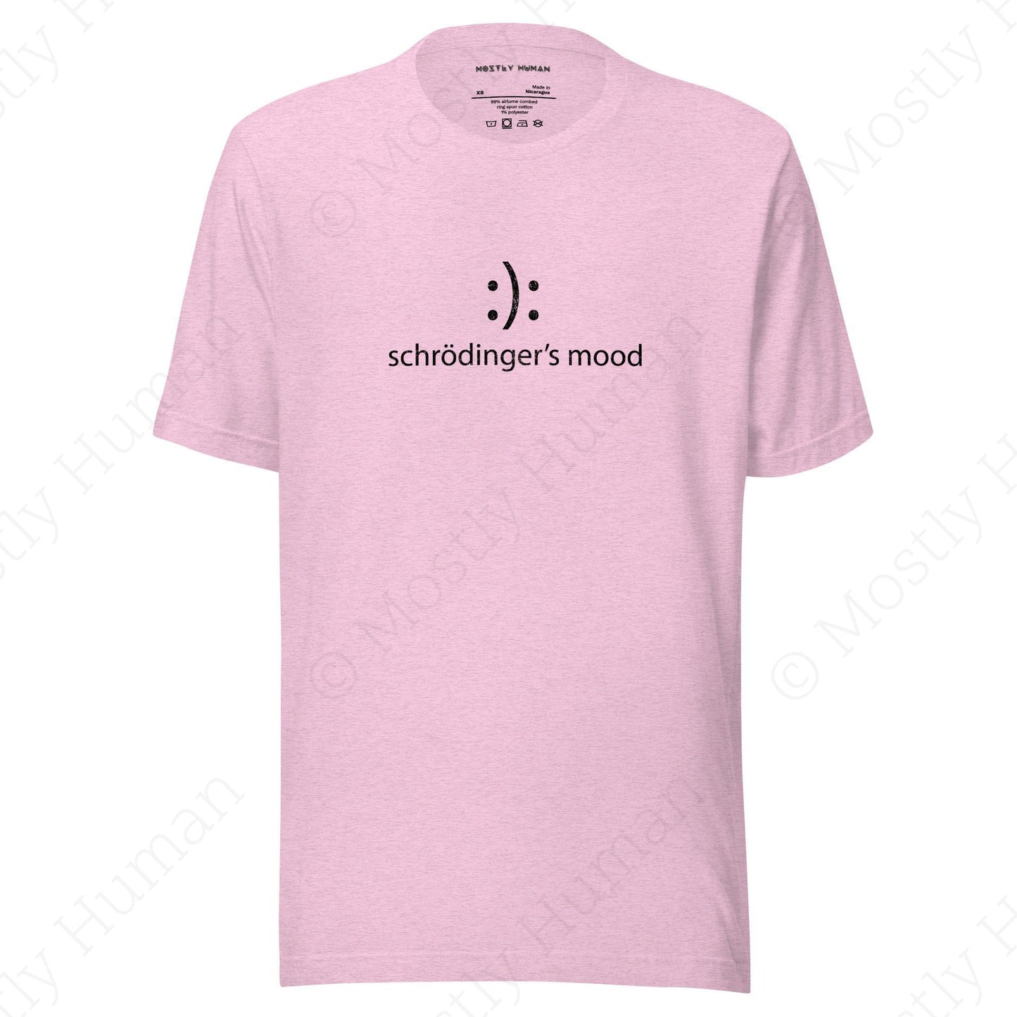 Schrödinger's Mood | Heather Prism Lilac Unisex | Mostly Human