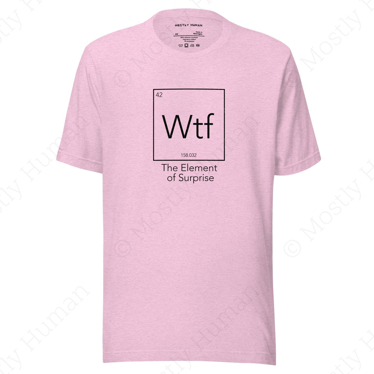 WTF | Heather Prism Lilac Unisex | Mostly Human