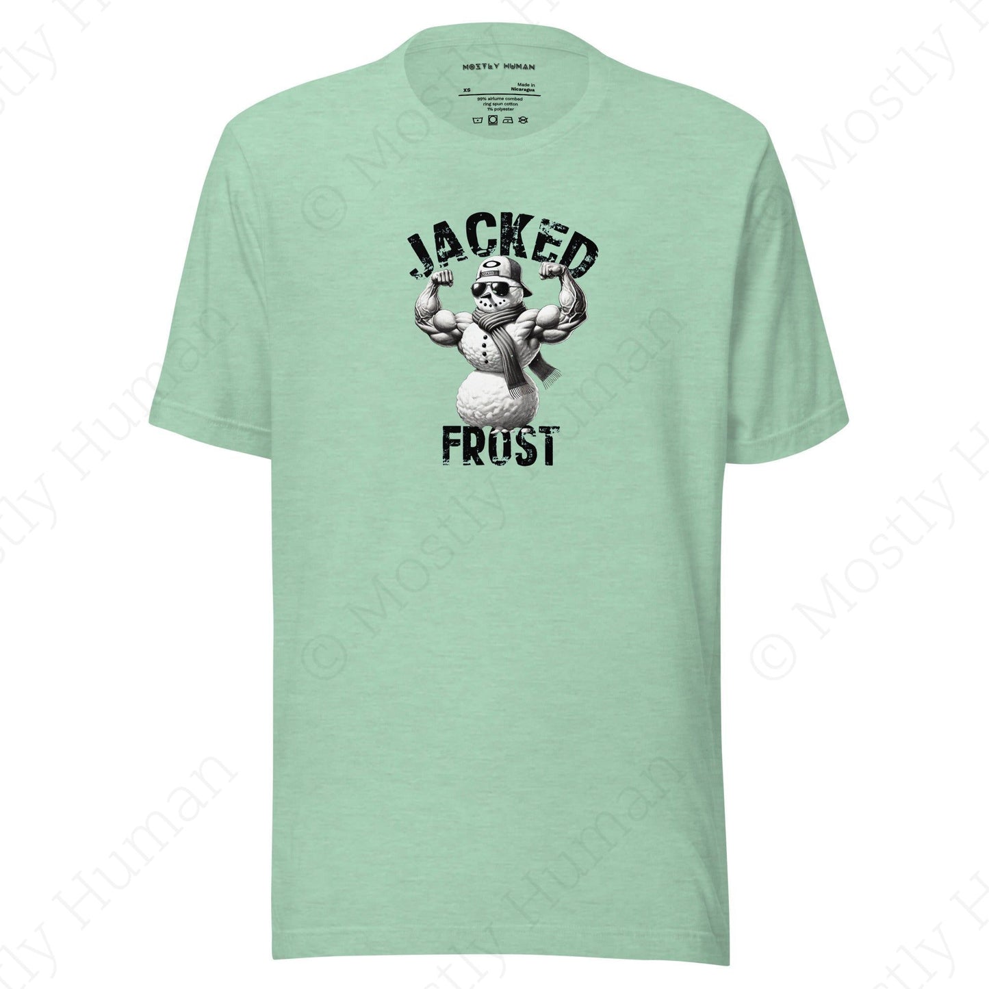 Jacked Frost | Heather Prism Mint Unisex | Mostly Human