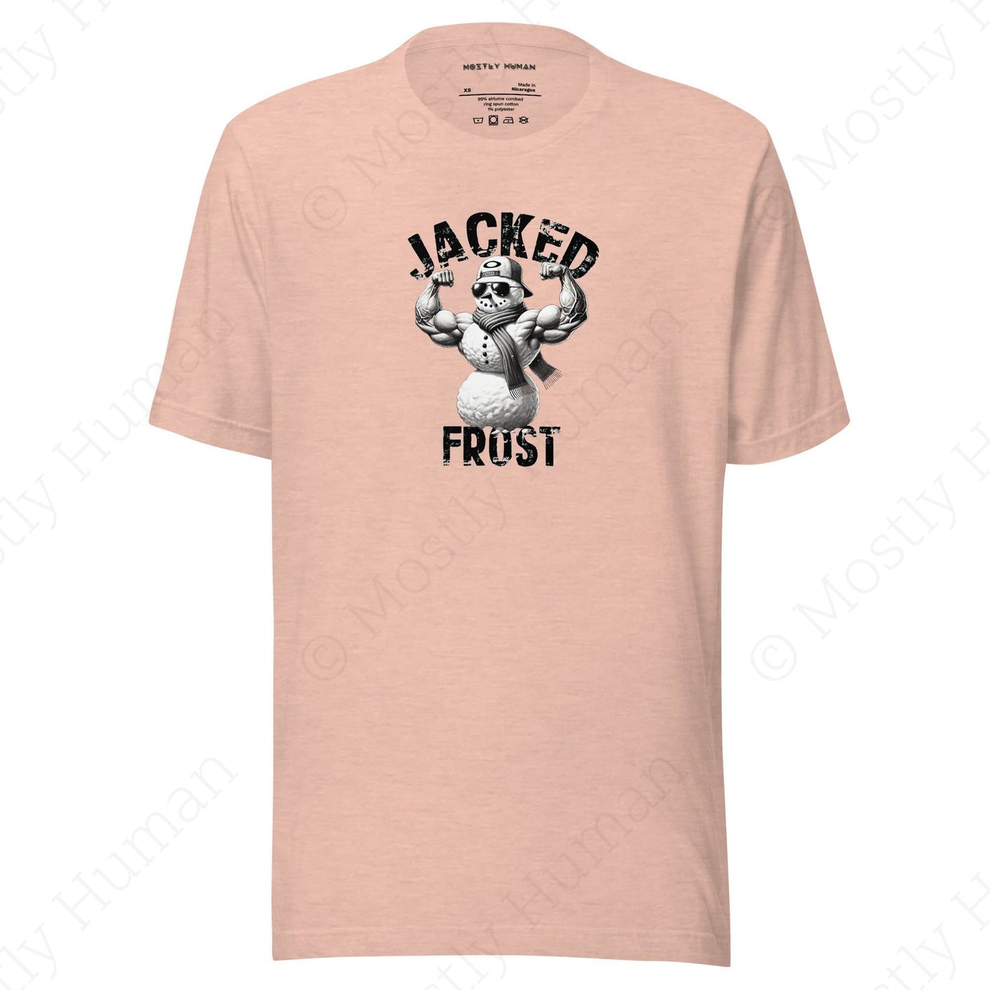 Jacked Frost | Heather Prism Peach Unisex | Mostly Human