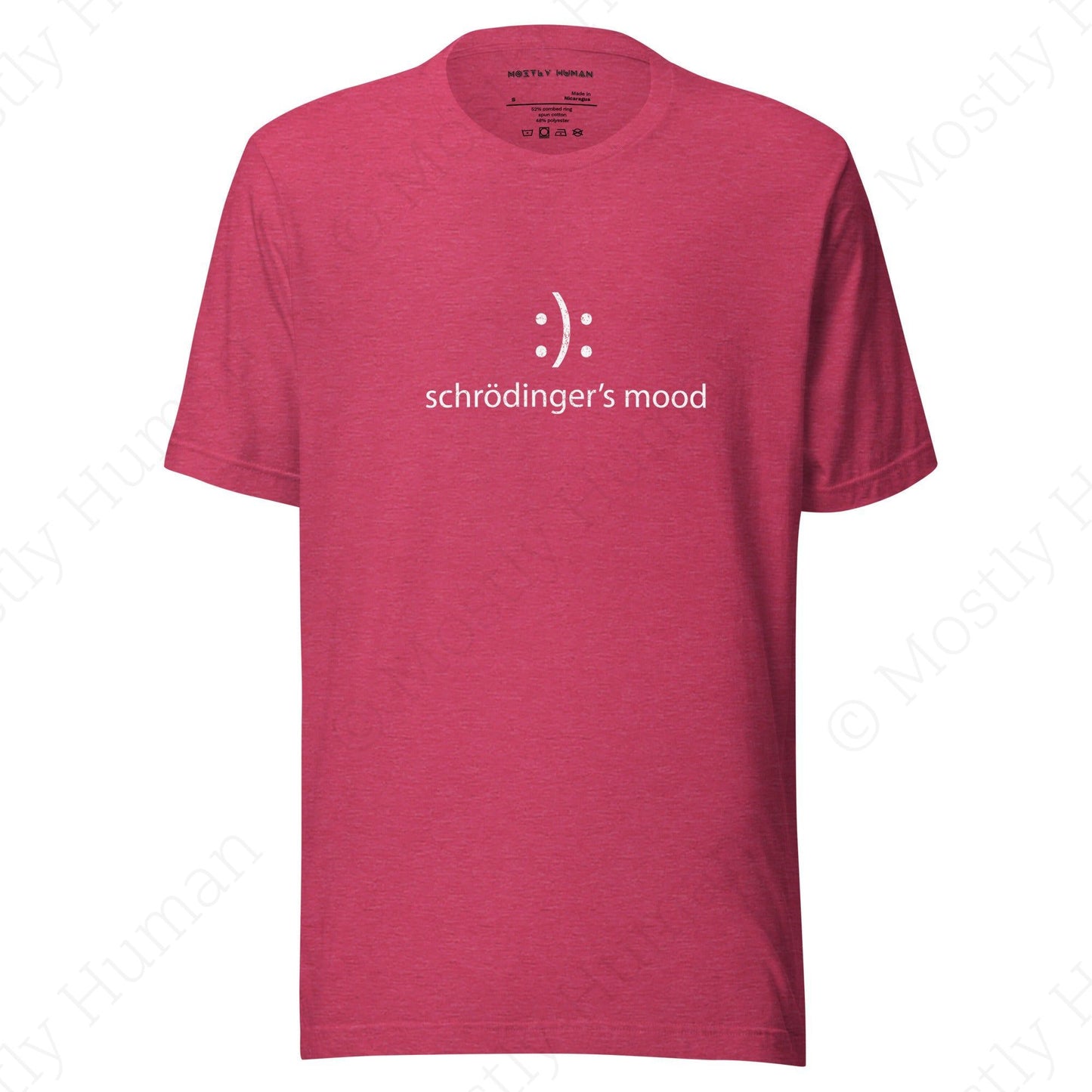 Schrödinger's Mood | Heather Raspberry Unisex | Mostly Human