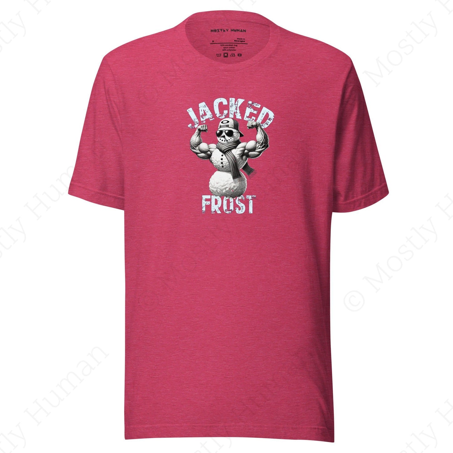 Jacked Frost | Heather Raspberry Unisex | Mostly Human