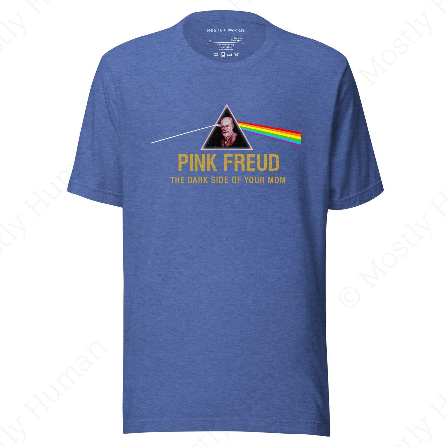 Pink Freud Mom | Heather True Royal Unisex | Mostly Human