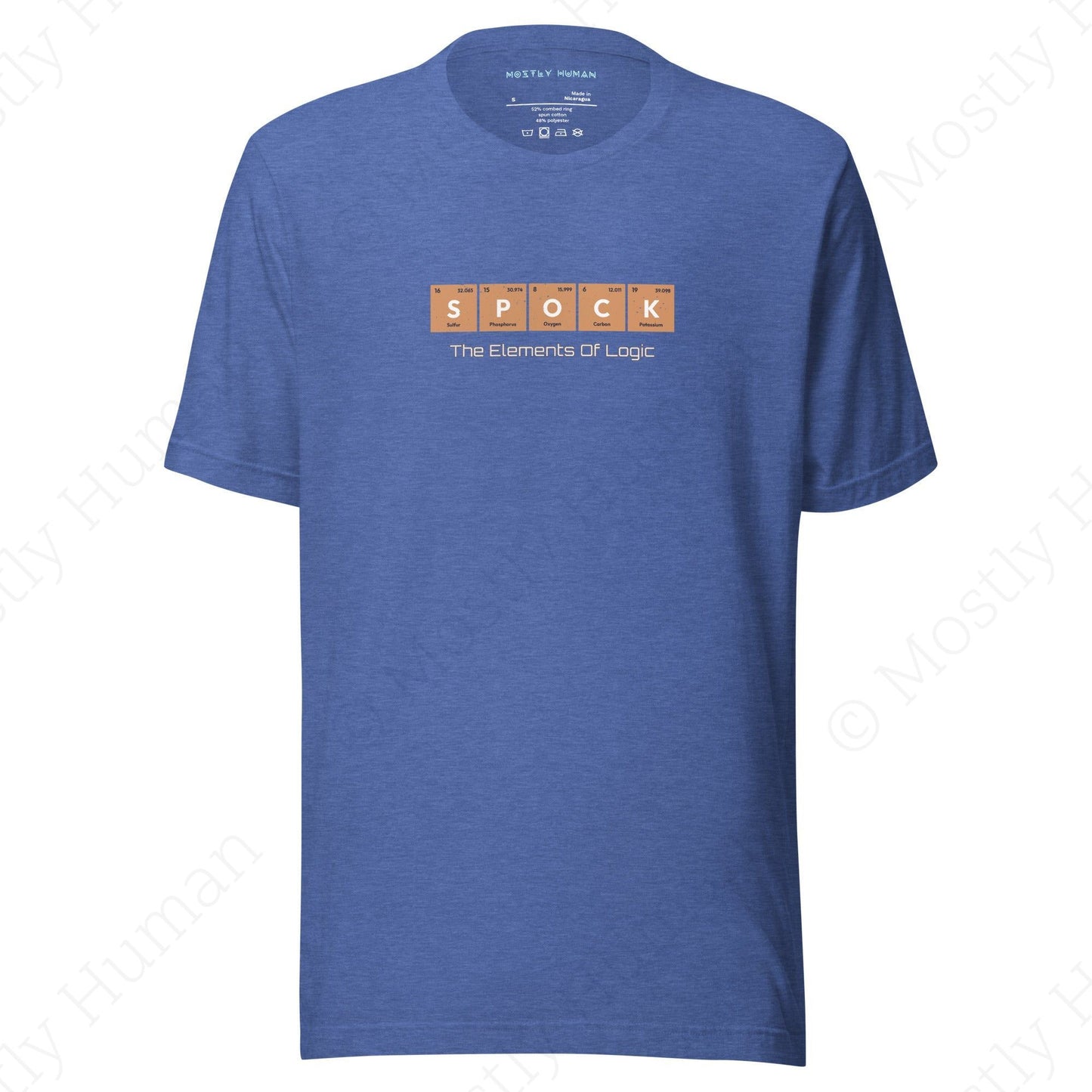 S-P-O-C-K Elements of Logic | Heather True Royal Unisex | Mostly Human