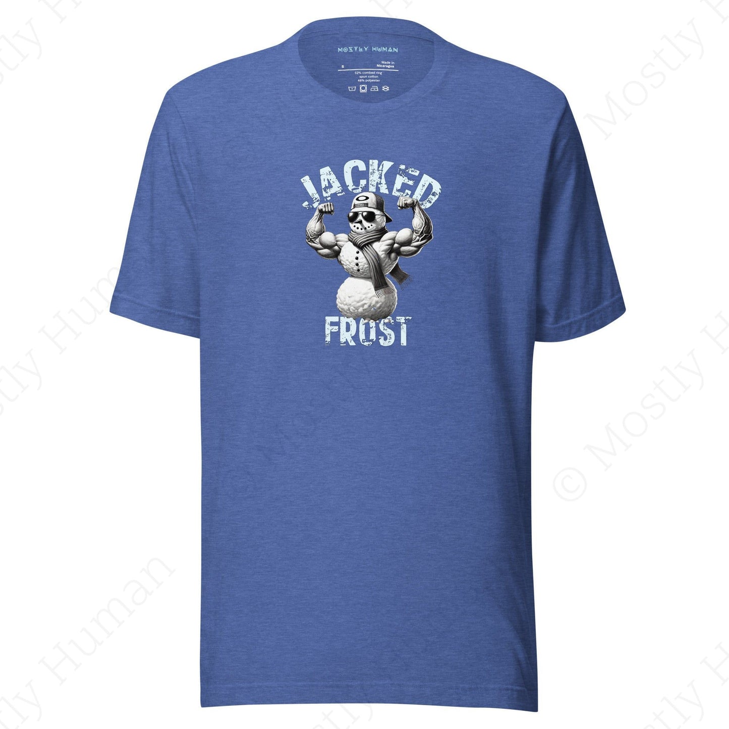 Jacked Frost | Heather True Royal Unisex | Mostly Human