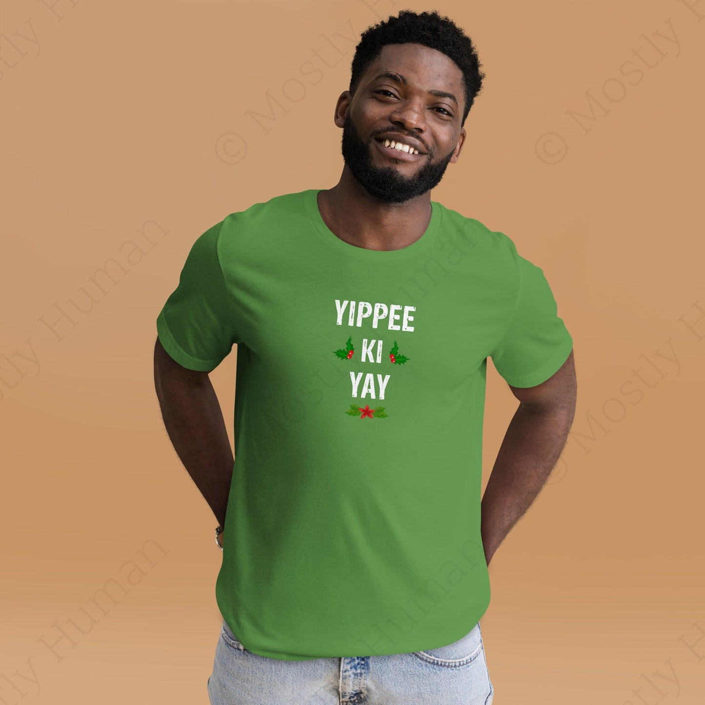 Yippee-Ki-Yay Christmas | Leaf Unisex | Mostly Human