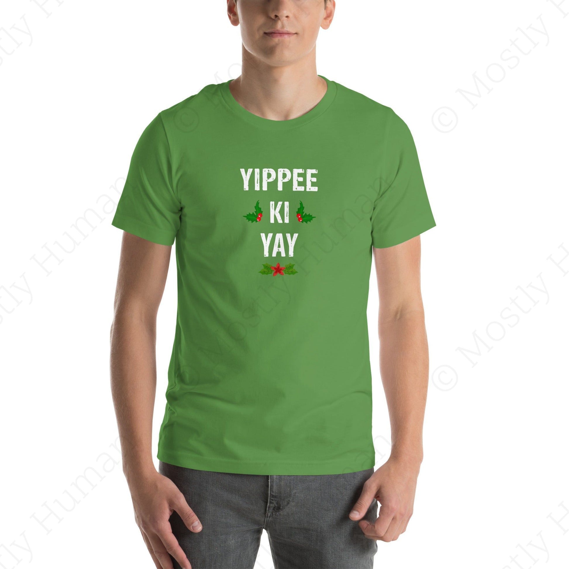 Yippee-Ki-Yay Christmas | Leaf Unisex | Mostly Human