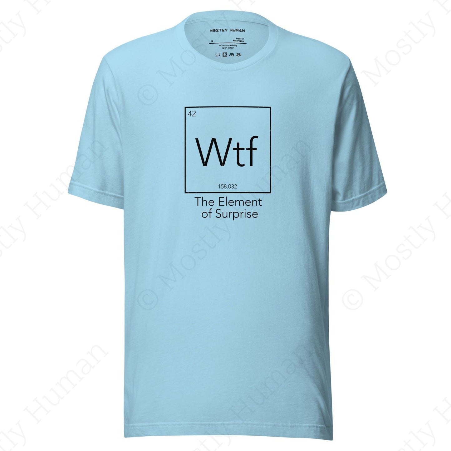 WTF | Ocean Blue Unisex | Mostly Human