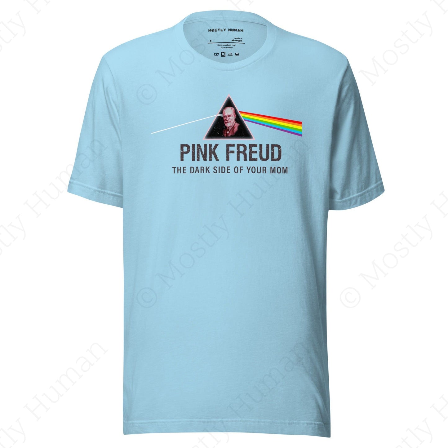 Pink Freud Mom | Ocean Blue Unisex | Mostly Human