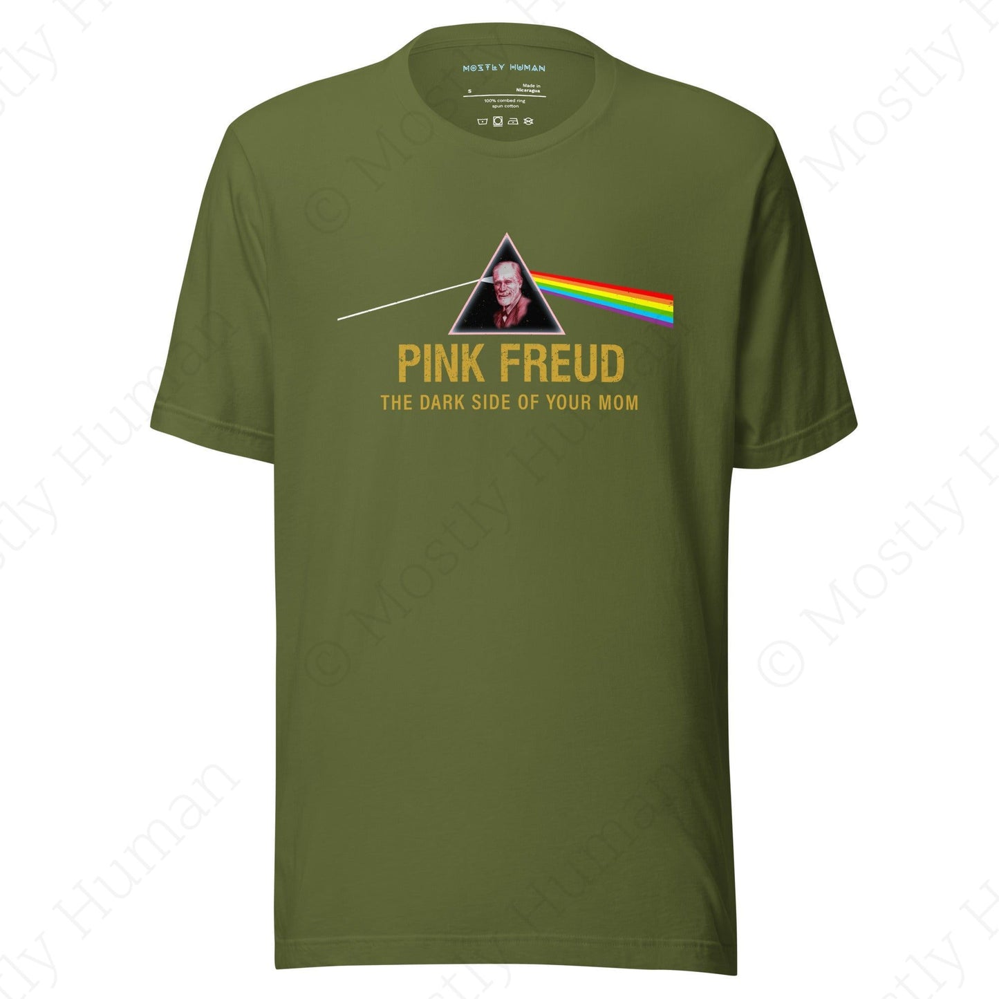 Pink Freud Mom | Olive Unisex | Mostly Human