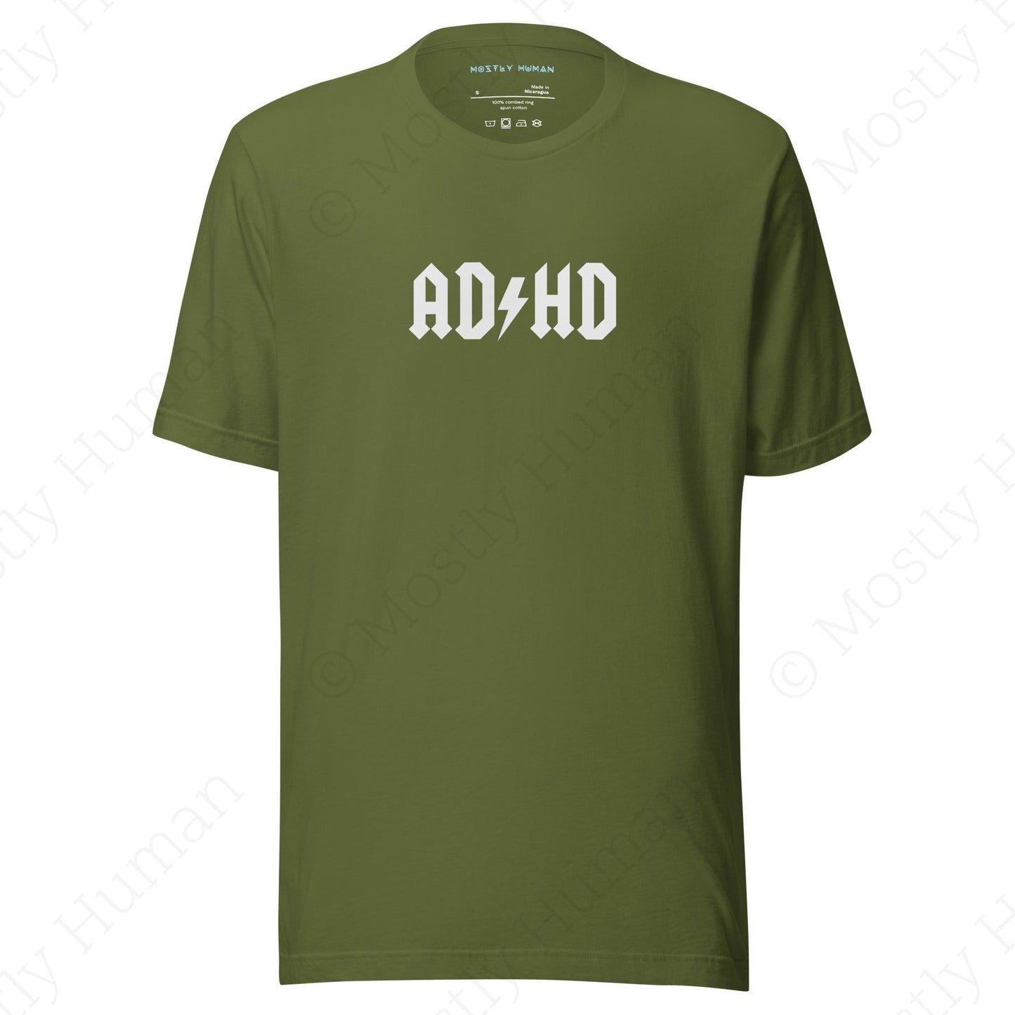 ADHD | Olive Unisex | Mostly Human