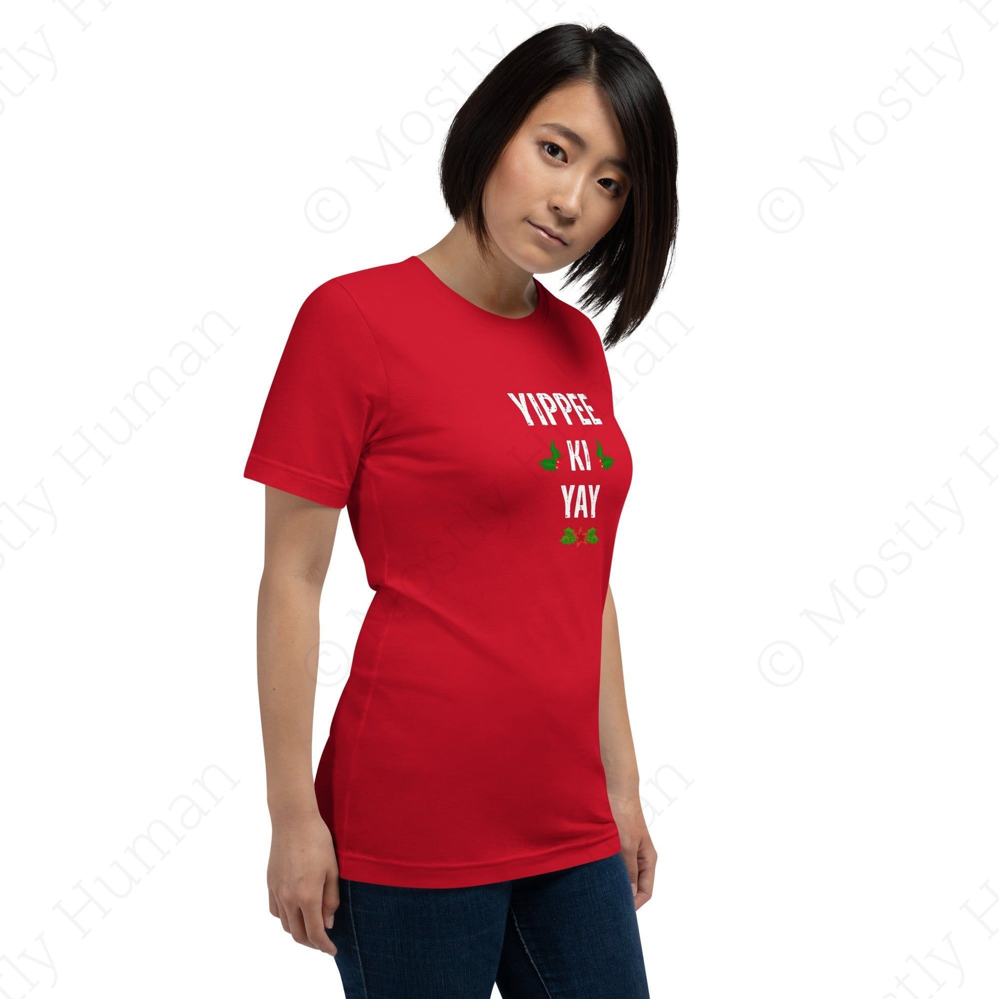 Yippee-Ki-Yay Christmas | Red Unisex | Mostly Human