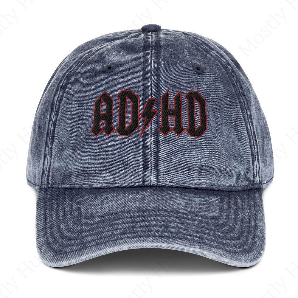 ADHD Vintage | Navy | Mostly Human