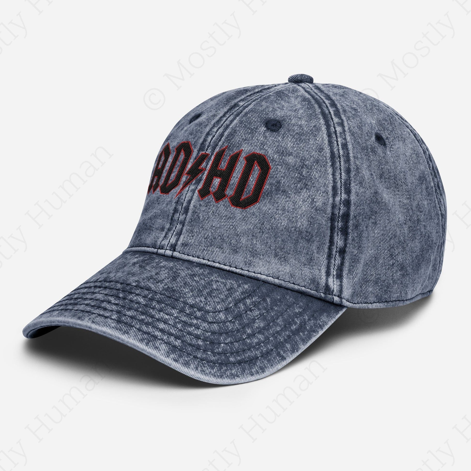 ADHD Vintage | Charcoal Gray | Mostly Human