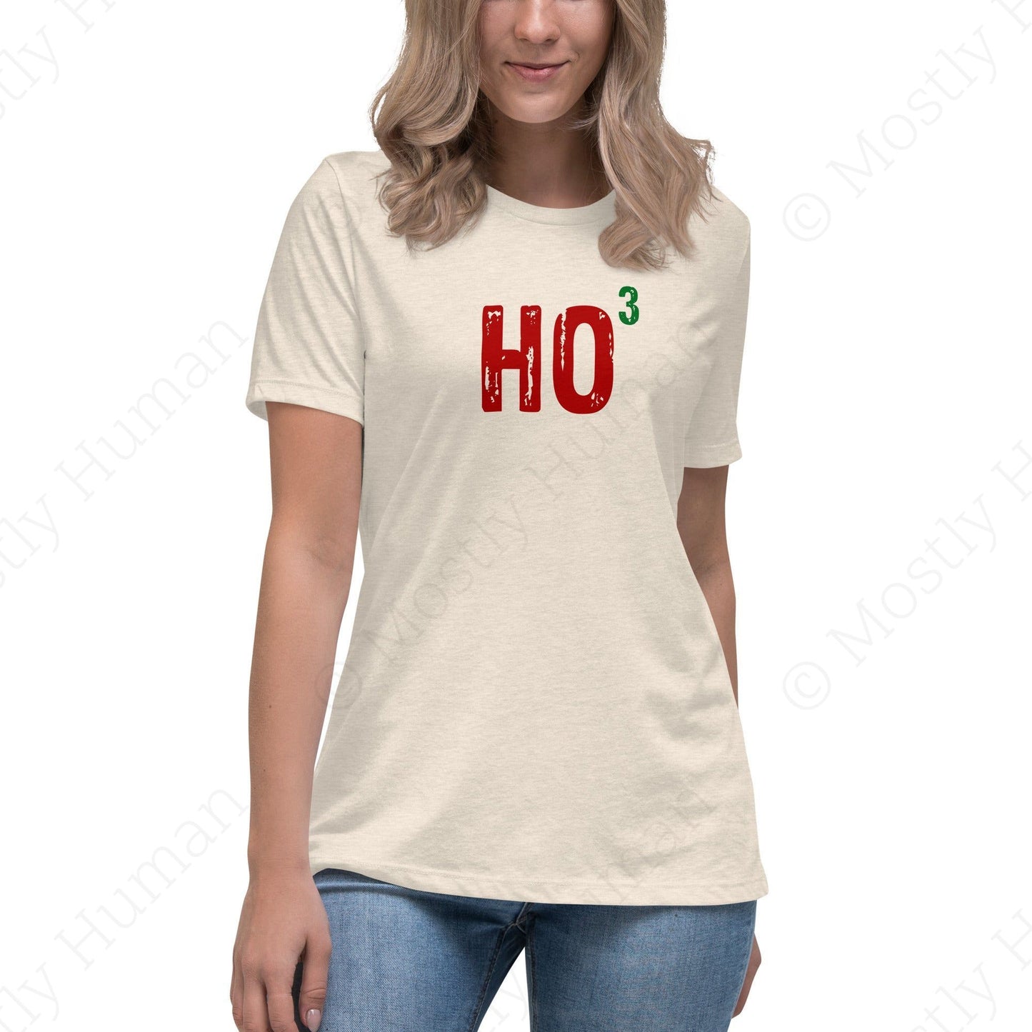 Ho-Cubed (Ho Ho Ho) | Heather Prism Natural Female | Mostly Human