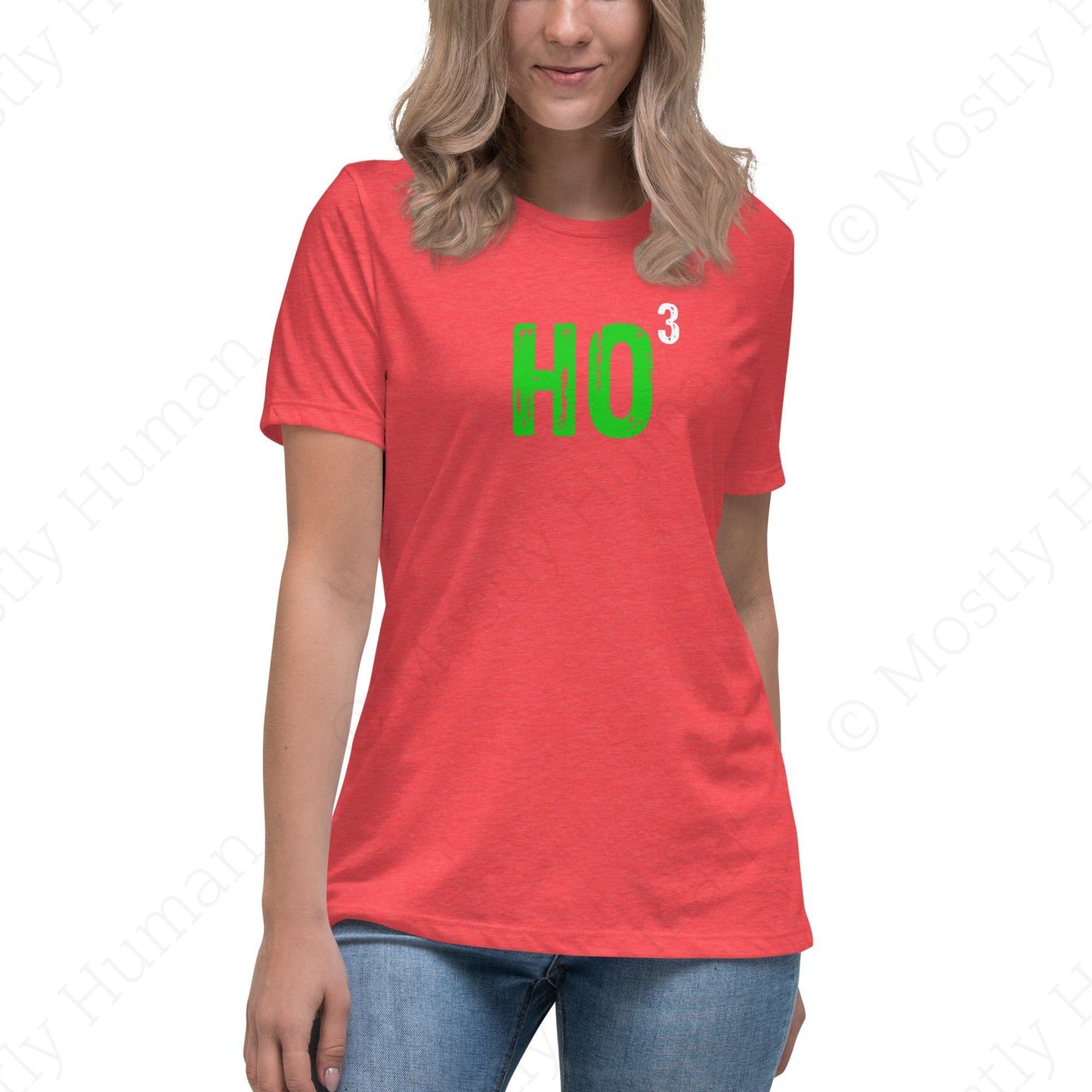 Ho-Cubed (Ho Ho Ho) | Heather Red Female | Mostly Human